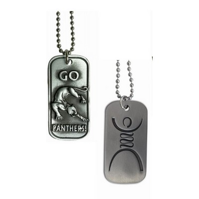 Pewter Dog Tag Custom USA