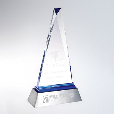 Blue Paramount Optic Crystal Award