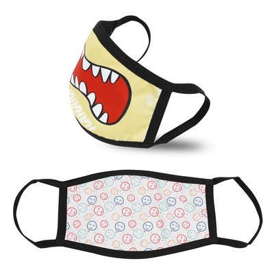 Full Color Sublimation Cotton Mask