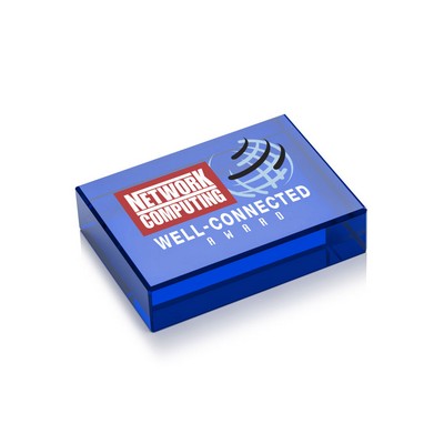 VividPrint™ Paperweight - Abbott Blue 3"x4"