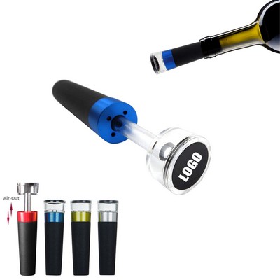 Aluminum Ring Vacuum Wine Bottle Stopper