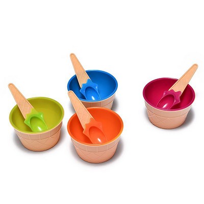 Ice Cream Bowl & Spoon Set