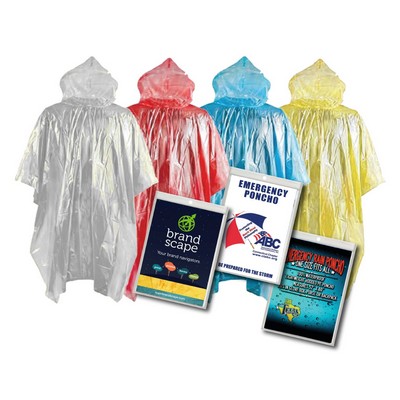 Emergency Poncho with Custom Insert