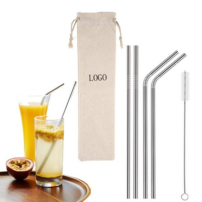 Stainless Steel Straws Reusable Drinking Straws