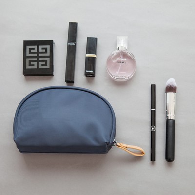 Half Moon Cosmetic Beauty Bag