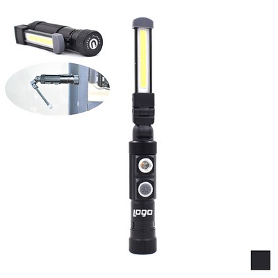 Rechargeable Rotatable COB Lamp/Work Flashlight