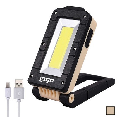 Rechargeable Foldable COB LED Magnetic Work Light