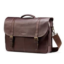 Samsonite® Columbian Leather Flapover Business Case