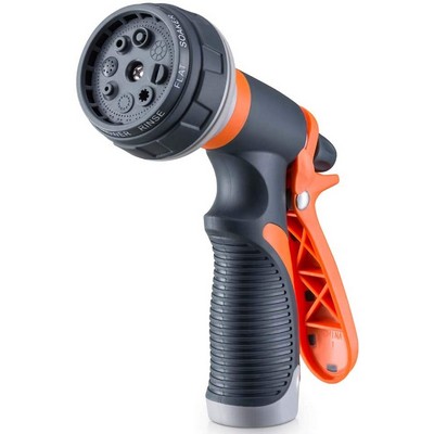 Garden Hose Nozzle, Heavy Duty Hose Nozzle with 8 Adjustable Watering Patterns