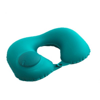 U Shaped Air Pump Inflatable Neck Pillow