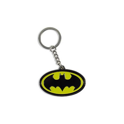 Zinc Alloy Soft Enamel Key Chain-7/8", 2.0mm