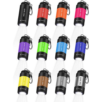 Rechargeable Mini Keychain LED Flashlight/Torch