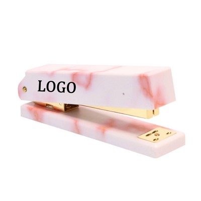 Marble Pattern Desktop Stapler