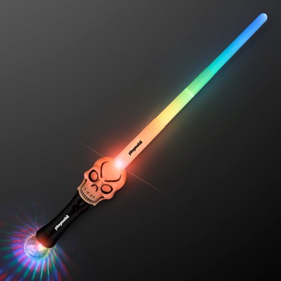 LED Skull Toy Sword Expandable Saber - Domestic Print