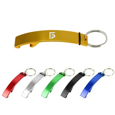 Curve Bottle Opener Keychain