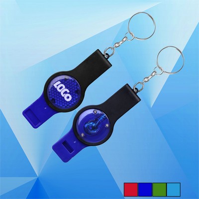 Whistle Reflective Light w/Key Chain