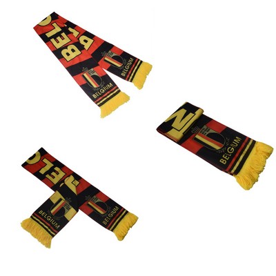 Acrylic Football Team Scarf