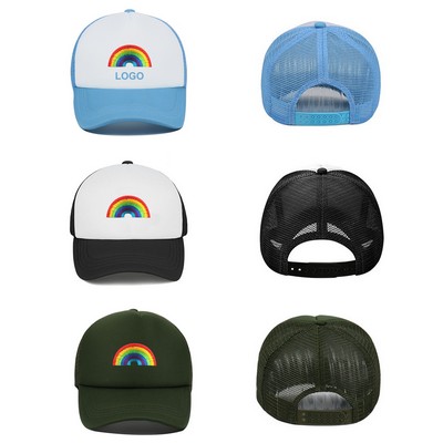 Rainbow Hat with Mesh Back (direct import)