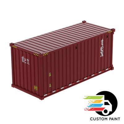 1:50 20' Dry Goods Sea Container - TEX color (No Forwarder Printed)