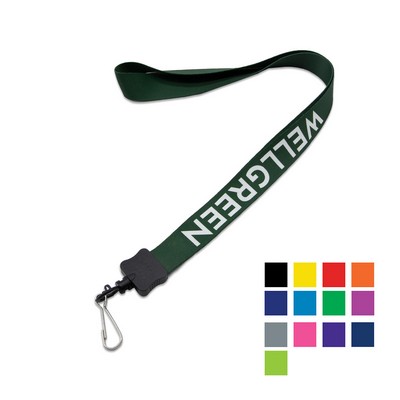 Custom 1" Polyester Lanyard w/ Lobster Claw