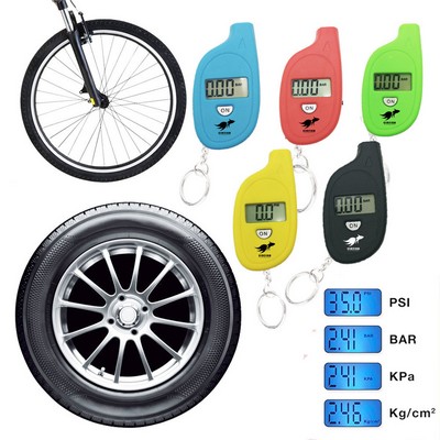 Digital Tire Gauge Keychain