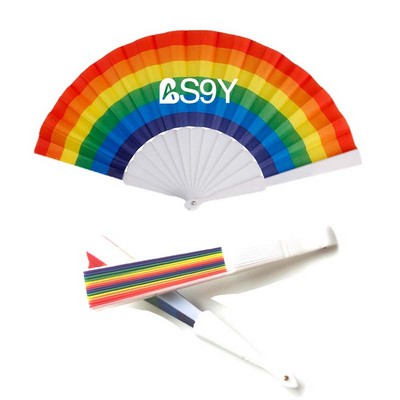 Rainbow Handheld Fans