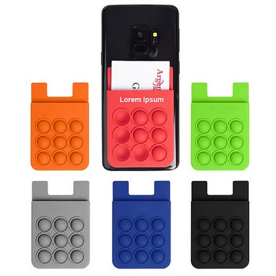 Push Pop Bubble Phone Card Wallet