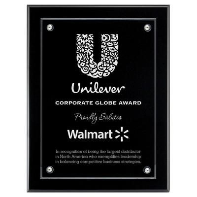 Black Regency Plaque, Award Trophy, x1