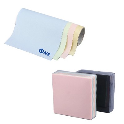 Premium 6" X 6" Microfiber Cloth: 1-Color