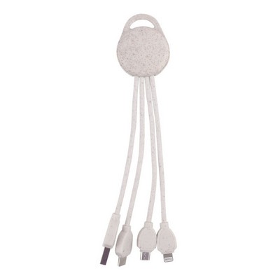 Wheat Straw Multi Charging Cable