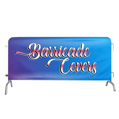 Double Sided Barrier Cover Crowd Control Fence Cover for Sports Events Music Festival