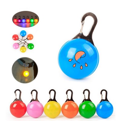 Clip-on Pet Collar Pendant Safety Light