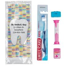 Youth Smile! Basic Zippered bag Dental Kit