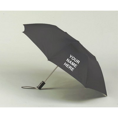 42" Arc Auto Open Folding Umbrella -Black Color Only - bulk packed-no sleeve