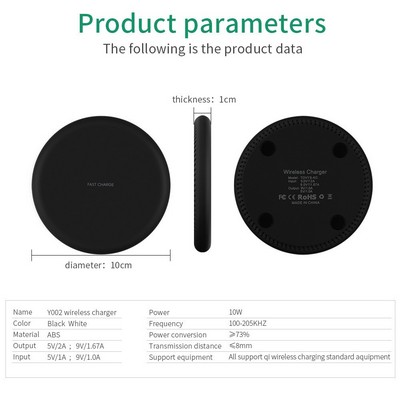 Qi Certified Wireless Charger Pad