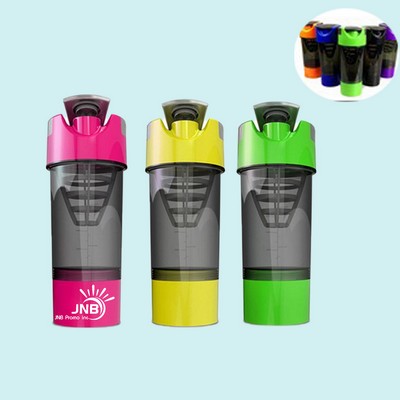 Protein Powder Drinking Shaker Bottle