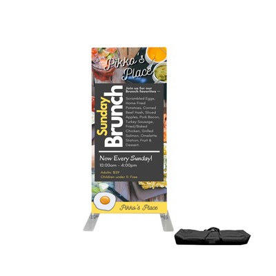 3' Flexi-Tube Display Kit, Single-Sided