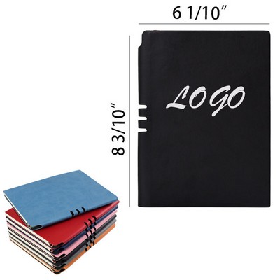 A5 Soft Touch Notebook with Pen Holder