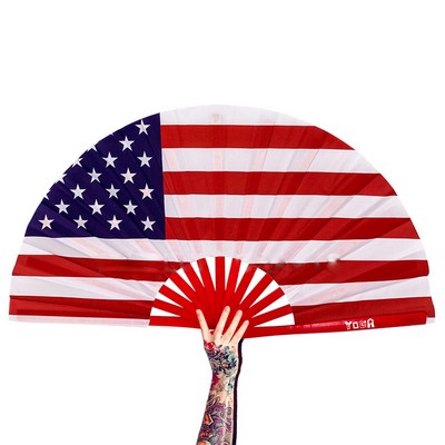 Patriotic Folding Fan