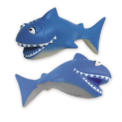 PU Large Cartoon Shark Shape Stress Reliever