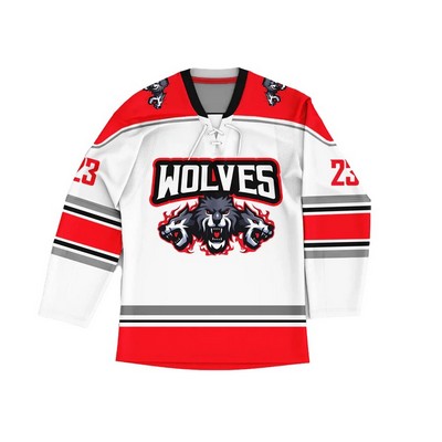 Custom Sublimated Replica Fan Ice Hockey Jersey