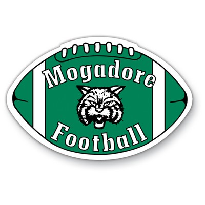 30 Mil Football Car Magnet - Full Color