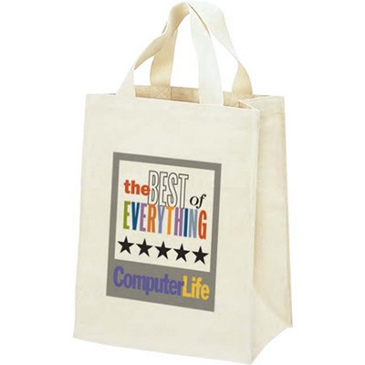 Cotton Canvas Shopping Tote Bag