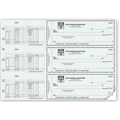 3-On-a-Page Salary Payroll Master Check (1 Part)