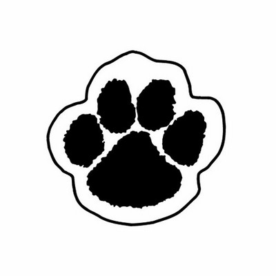 Paw Print Magnet - Full Color