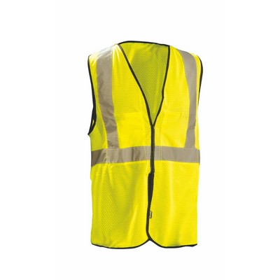 Class 2 High Visibility Mesh 5 Point Break-Away ANSI Class 2 Vest