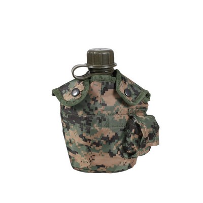 Woodland Digital Camouflage G.I. Style 1 Qt. Canteen Cover