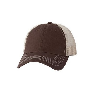 Sportsman® Contrast Stitch Mesh Trucker Cap