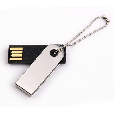 8 GB Mini Metal Swivel USB Flash Drive