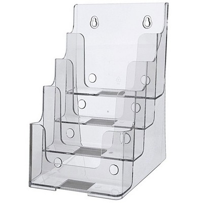 4 Tier Large Brochure Holder (6 1/2"x10"x8")